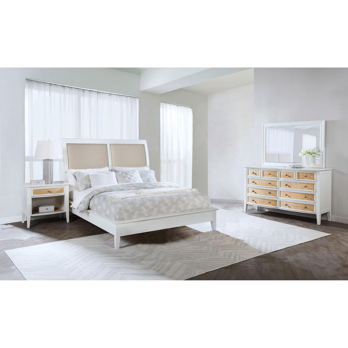 Coaster Furniture Bexhill 223471KW-S4 6 pc California King Panel Bedroom Set