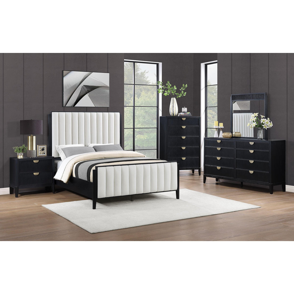 Coaster Furniture Brookmead 224710Q-S5 7 pc Queen Upholstered Bedroom Set