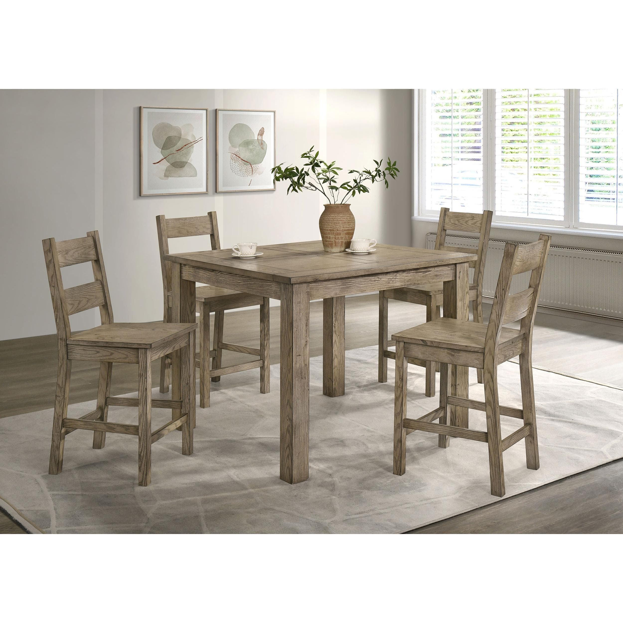 Coaster Furniture Cardova 192928-S5 5 pc Counter Height Dining Set