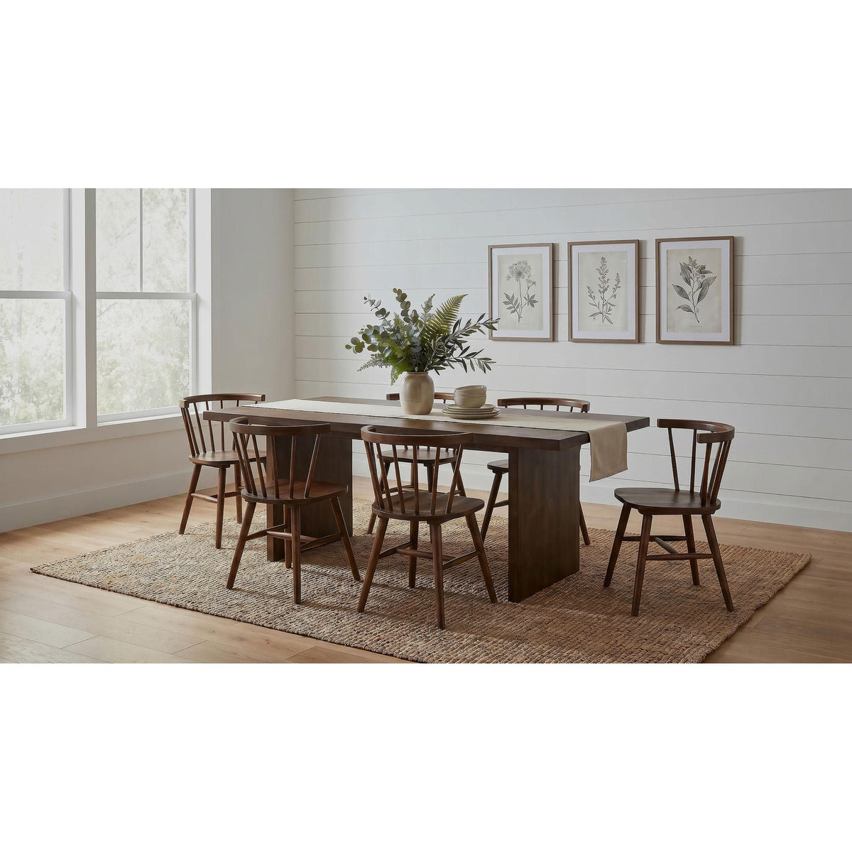 Coaster Furniture Decker 193951WAL-S7F 7 pc Dining Set