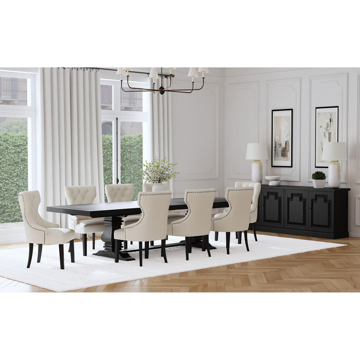 Coaster Furniture Florence 115531-S9B 9 pc Dining Set