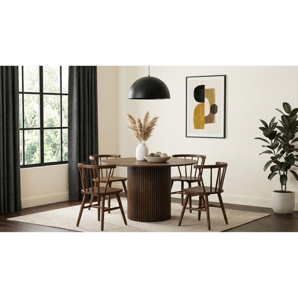 Coaster Furniture Hamlyn 193930WAL-S5F 5 pc Dining Set