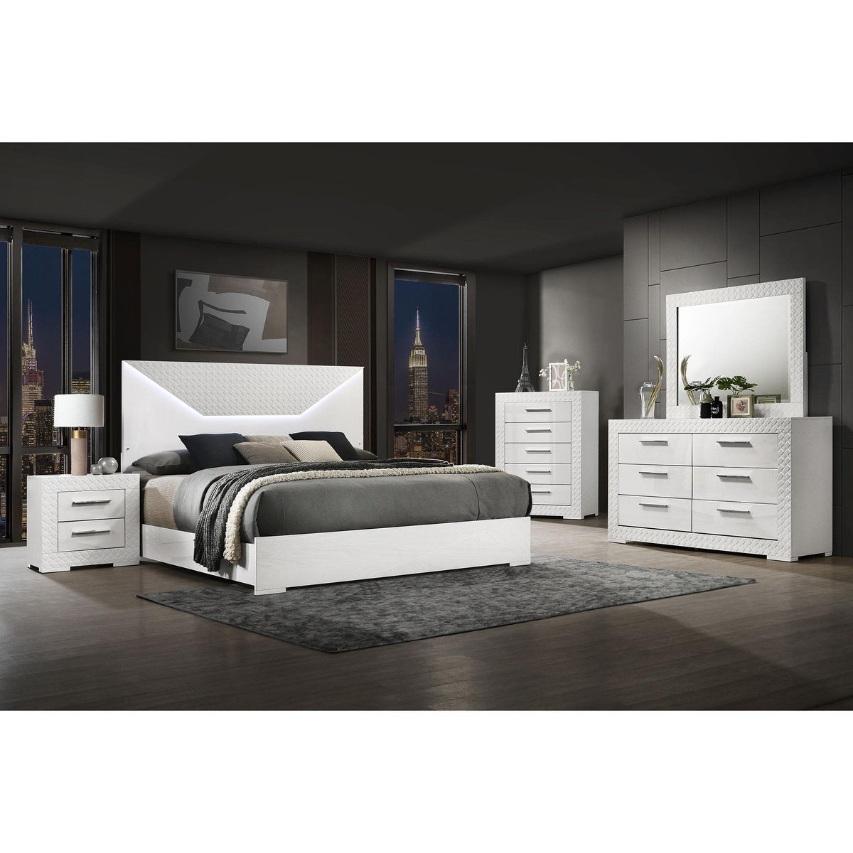 Coaster Furniture Ives 224941Q-S5 7 pc Queen Panel Bedroom Set