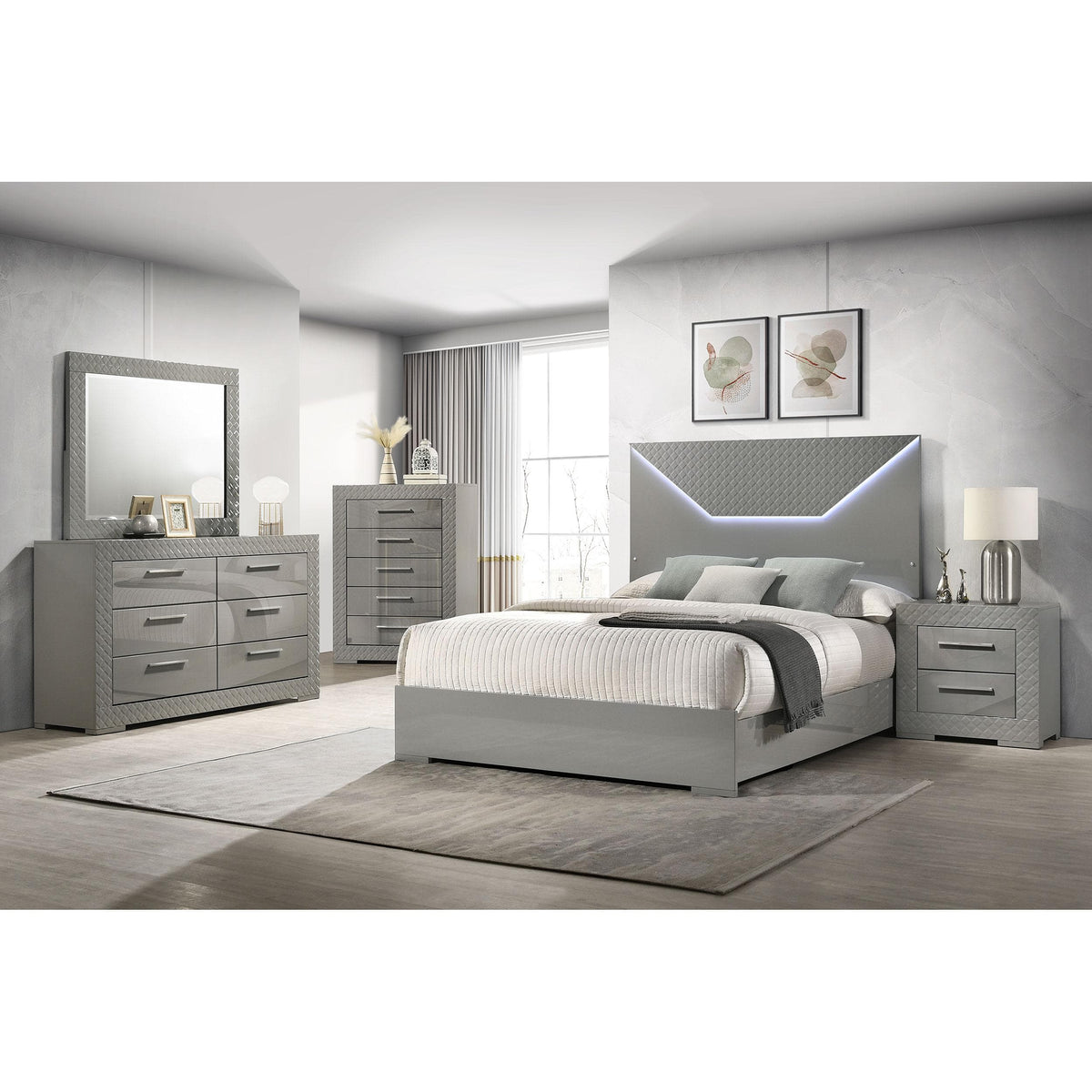 Coaster Furniture Ives 224971Q-S5 7 pc Queen Panel Bedroom Set