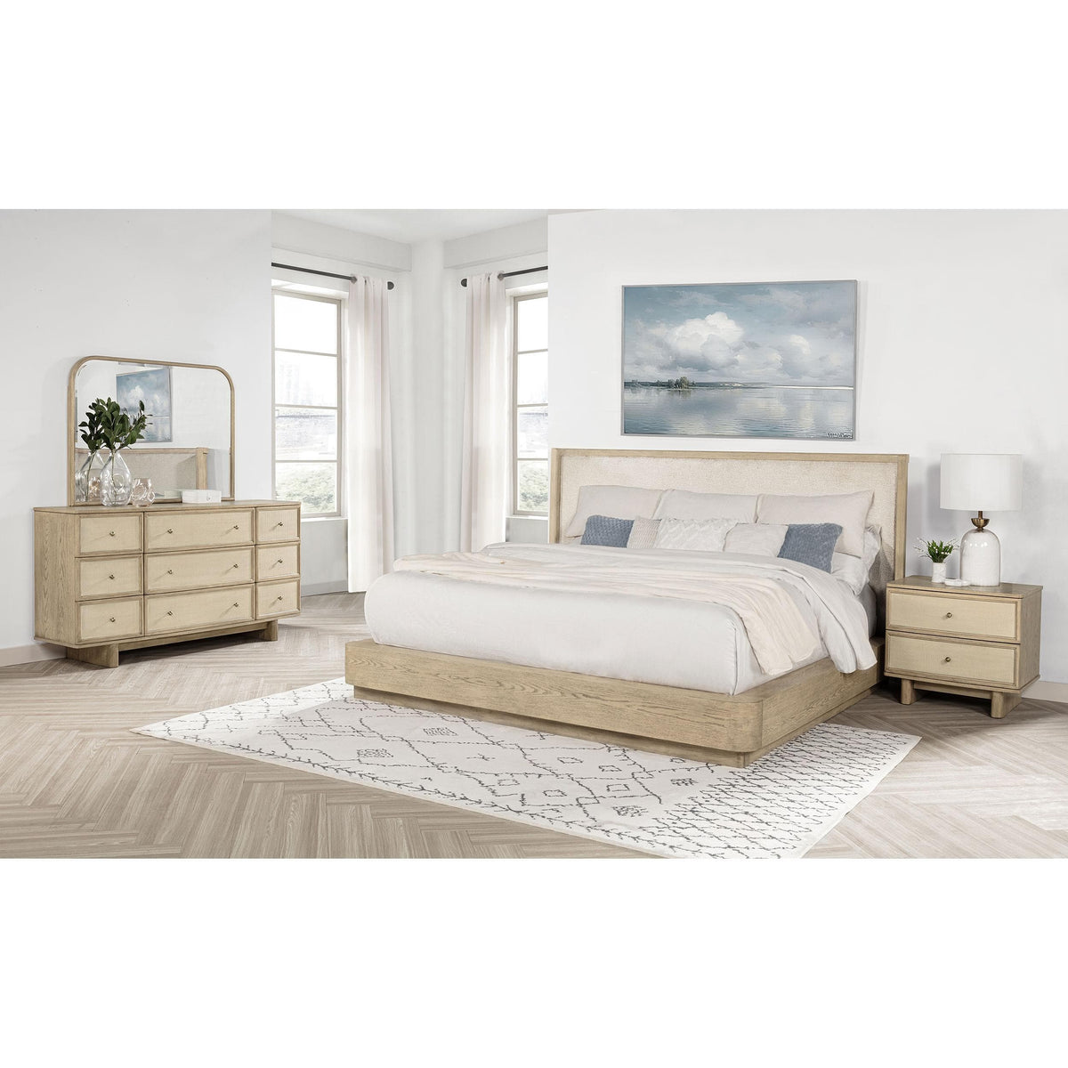 Coaster Furniture Kailani 225041Q-S4 6 pc Queen Panel Bedroom Set