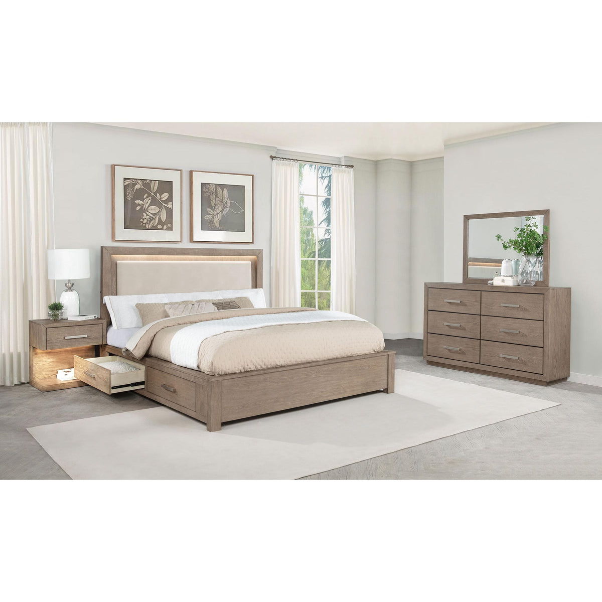 Coaster Furniture Kenora 224850Q-S4 6 pc Queen Storage Bedroom Set