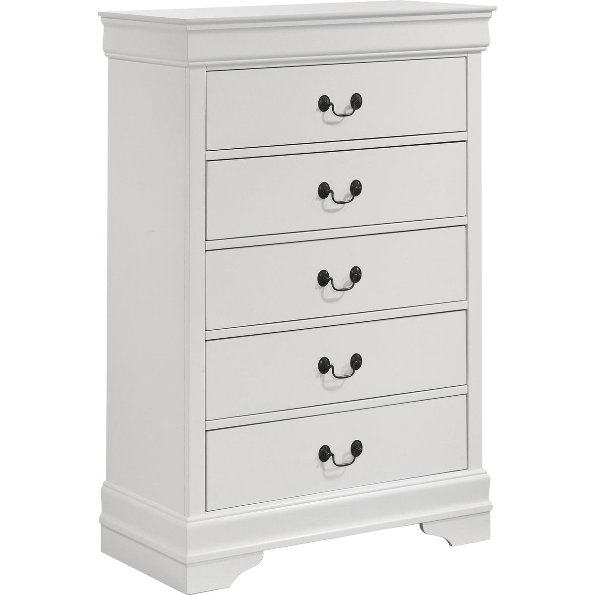 Coaster Furniture Louis Philippe 202441Q-S5 7 pc Queen Sleigh Bedroom Set
