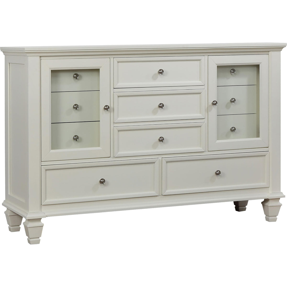 Coaster Furniture Sandy Beach 201301KWN-S4 6 pc California King Panel Bedroom Set
