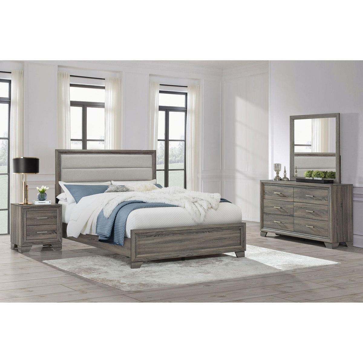 Coaster Furniture Wright 223341KW-S4 6 pc California King Bedroom Set