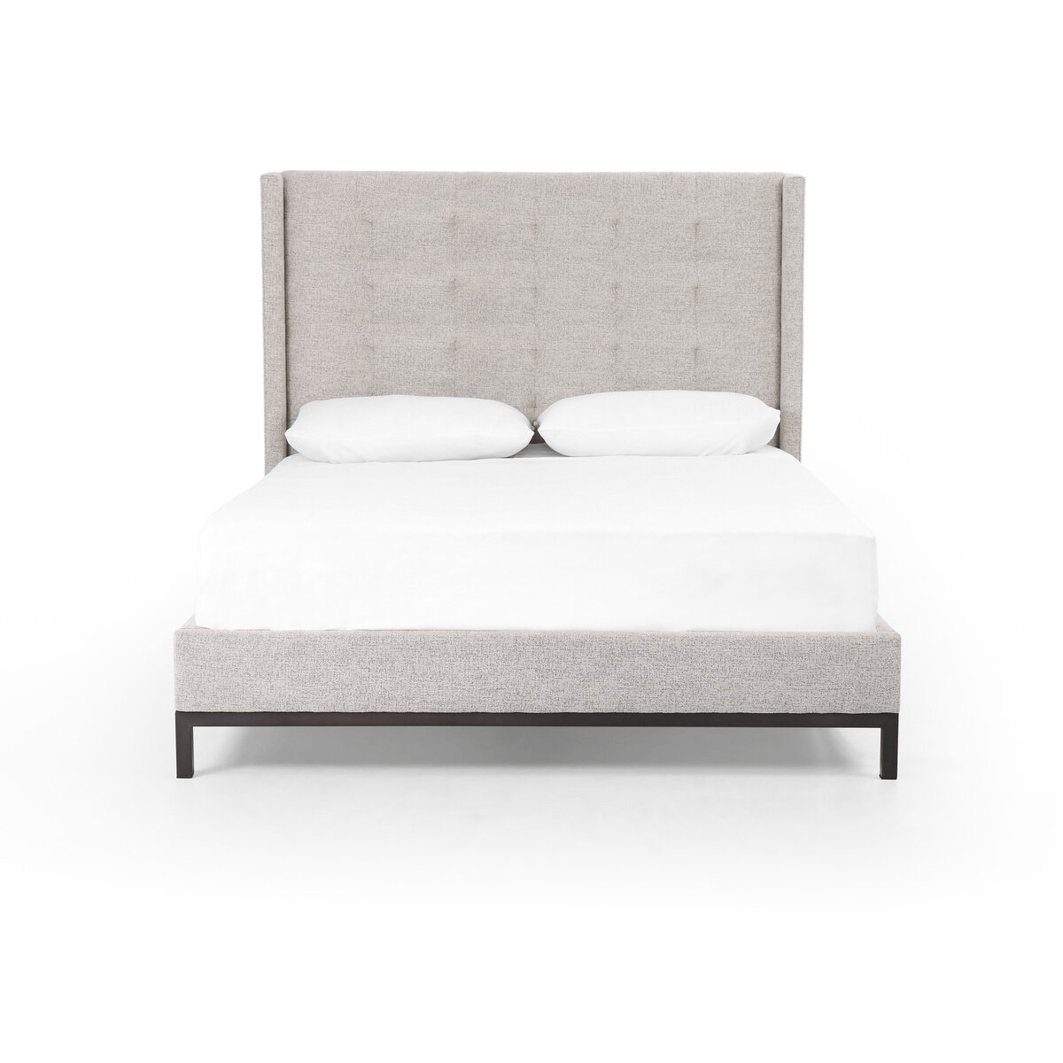 Four Hands Newhall Queen Bed-Bed-Four Hands-Queen - 60" X 80"-Plushtone Linen-New Braunfels Mattress Company