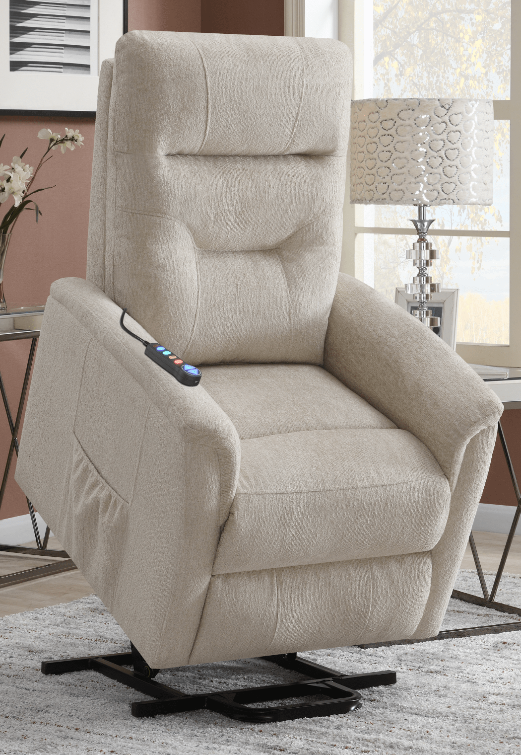 Henrietta Power Lift Recliner with Storage Pocket-Massage Chair-Coaster Furniture-New Braunfels Mattress Company