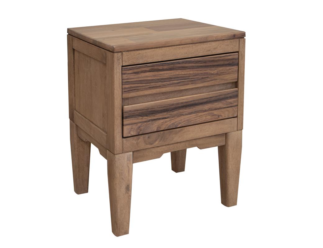 Parota Nova Nightstand-Nightstand-New Braunfels Mattress Company-New Braunfels Mattress Company