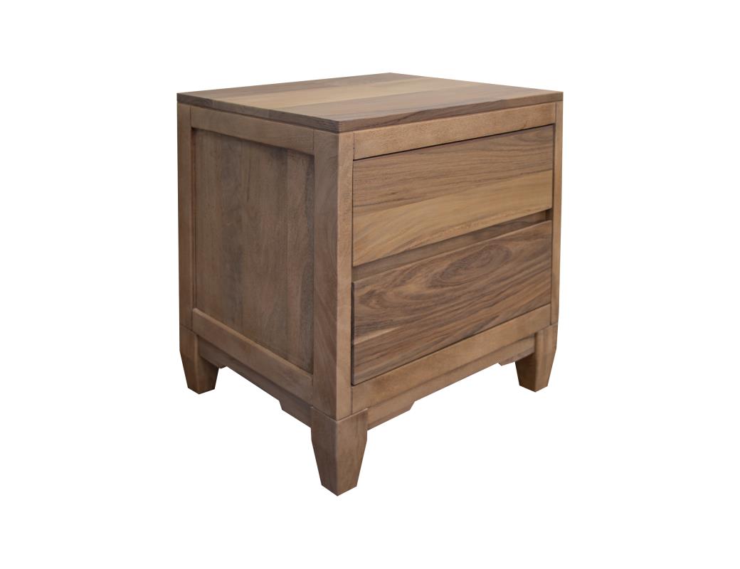 Parota Nova Short Nightstand-Nightstand-New Braunfels Mattress Company-New Braunfels Mattress Company