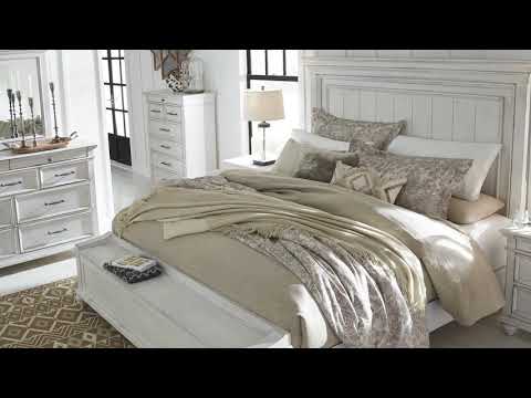  Size_California King -- Kanwyn B777B12 California King Panel Bed with Storage Bench EXTERNAL_VIDEO 1