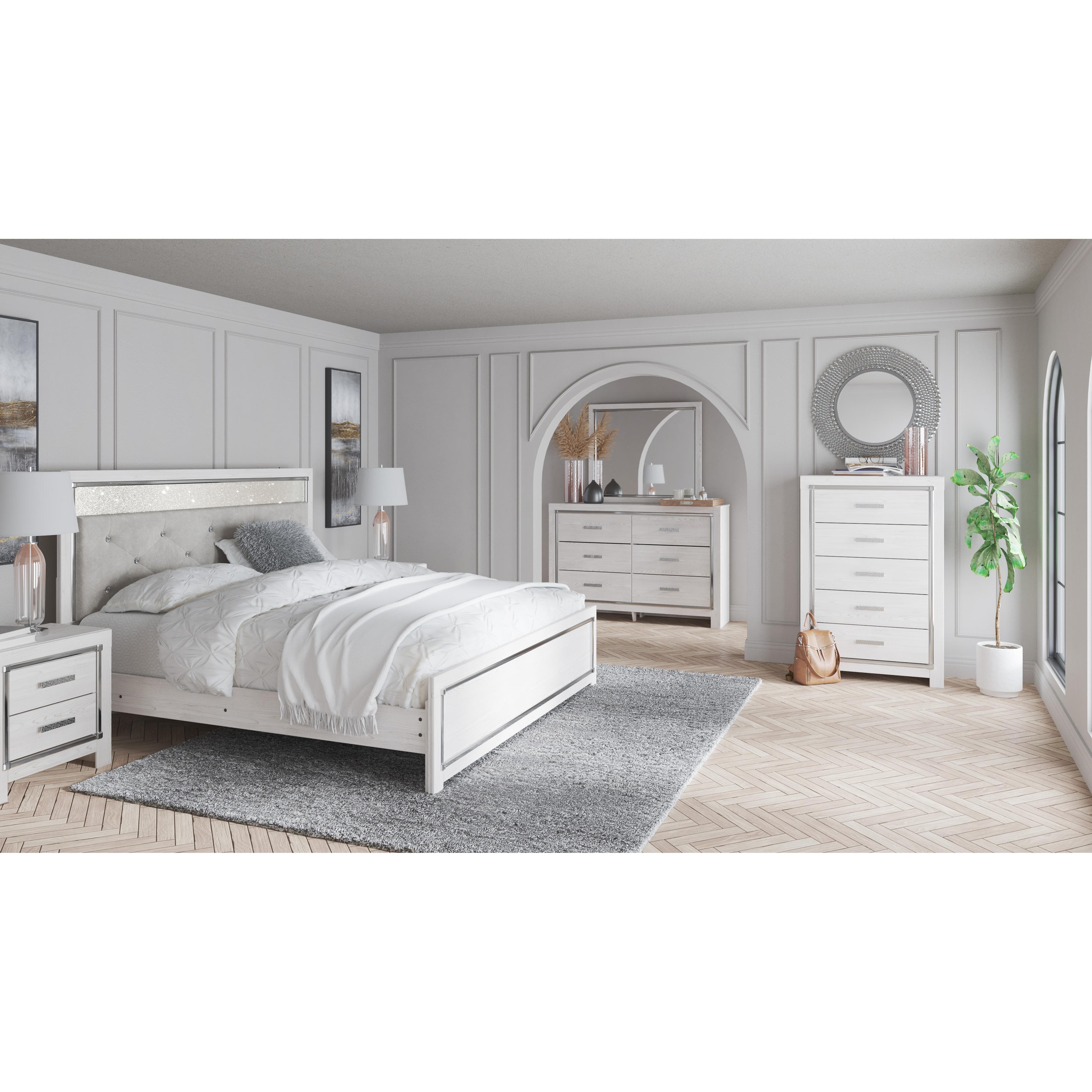 Signature Design by Ashley Altyra B2640B59 7 pc King Panel Bedroom Set