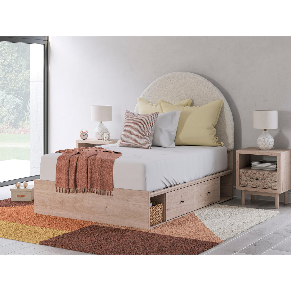 Signature Design by Ashley Arloster PCB1566 5 pc Full Panel Bedroom Set