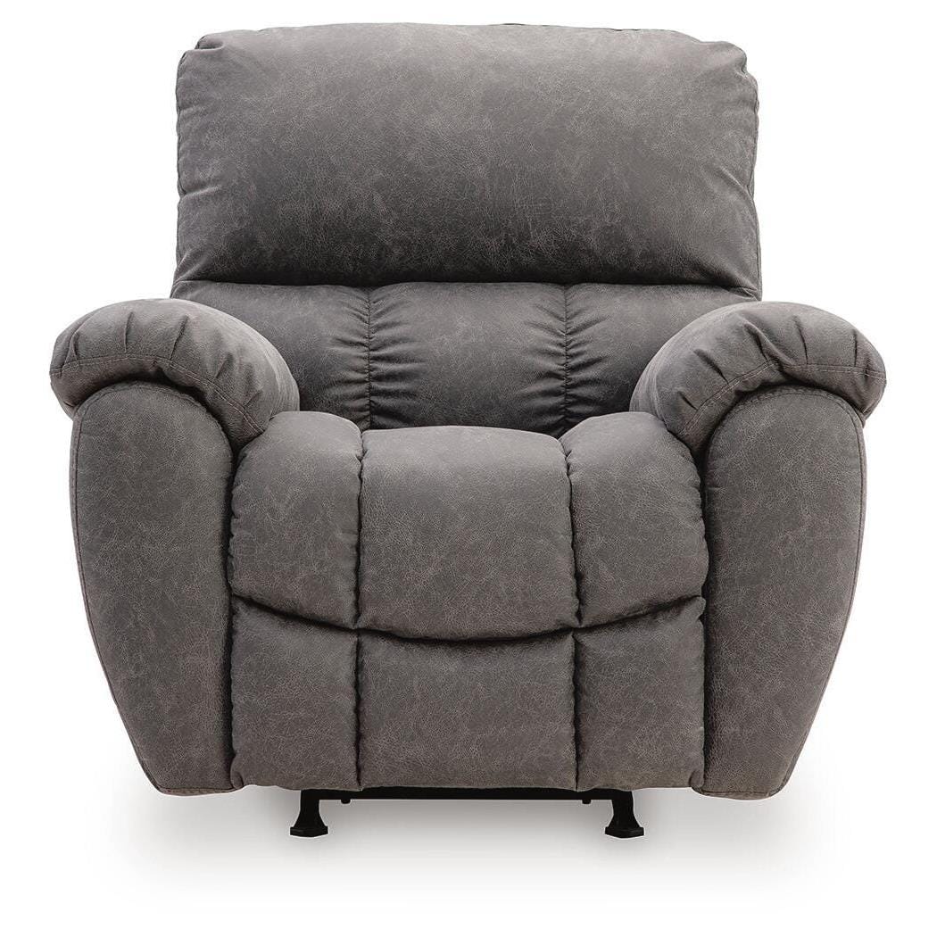 Signature Design by Ashley Bakerstein PC1250398 Power Rocker Recliner with Adjustable Headrest
