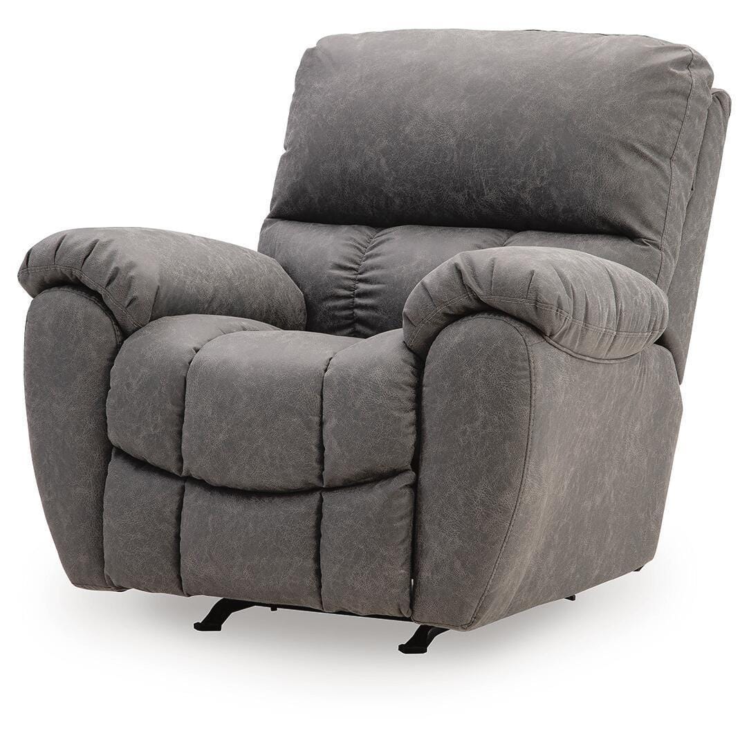 Signature Design by Ashley Bakerstein PC1250398 Power Rocker Recliner with Adjustable Headrest
