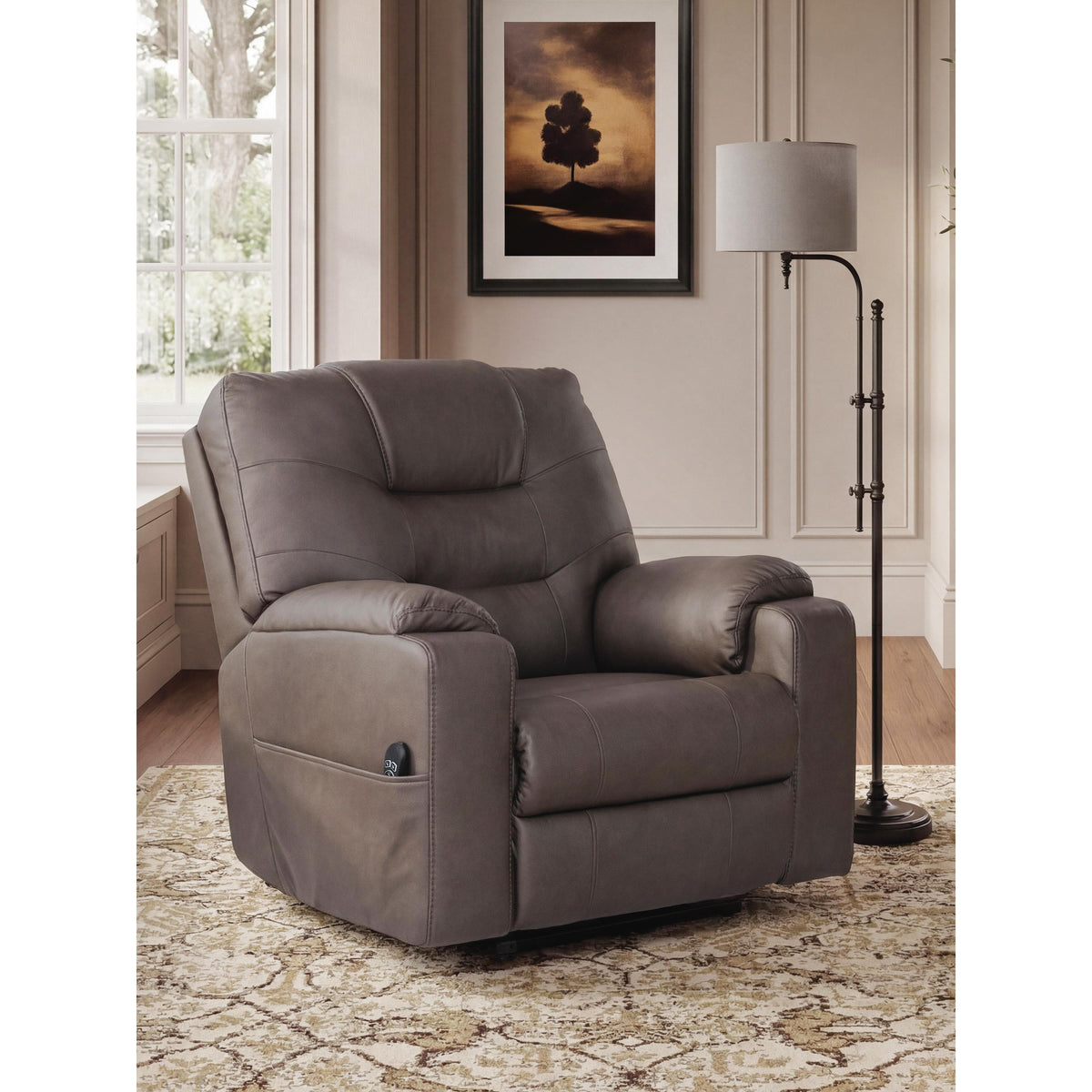 Signature Design by Ashley Belmone Pike PC2280512 Power Lift Recliner
