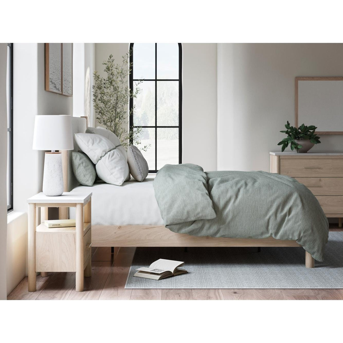 Signature Design by Ashley Cadmori B2615B12 6 pc Queen Panel Bedroom Set