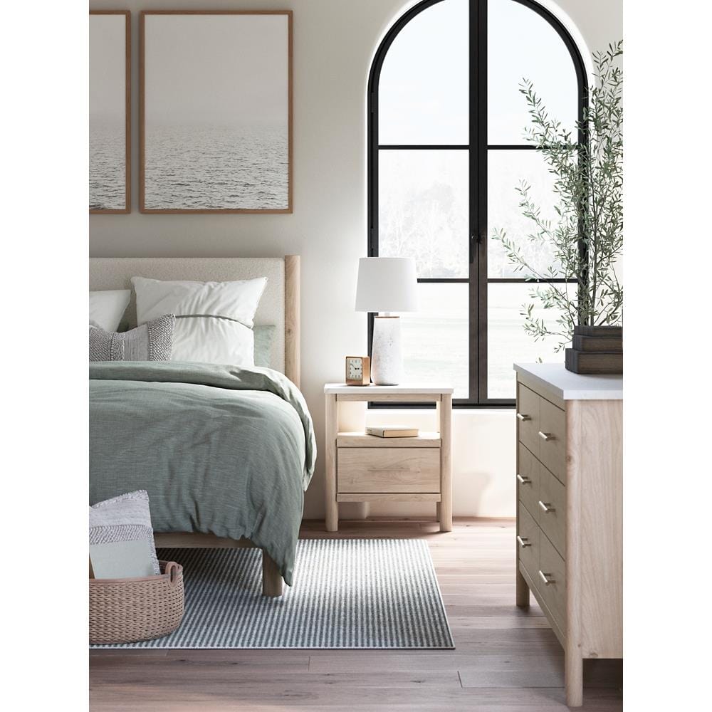 Signature Design by Ashley Cadmori B2615B19 6 pc King Panel Bedroom Set