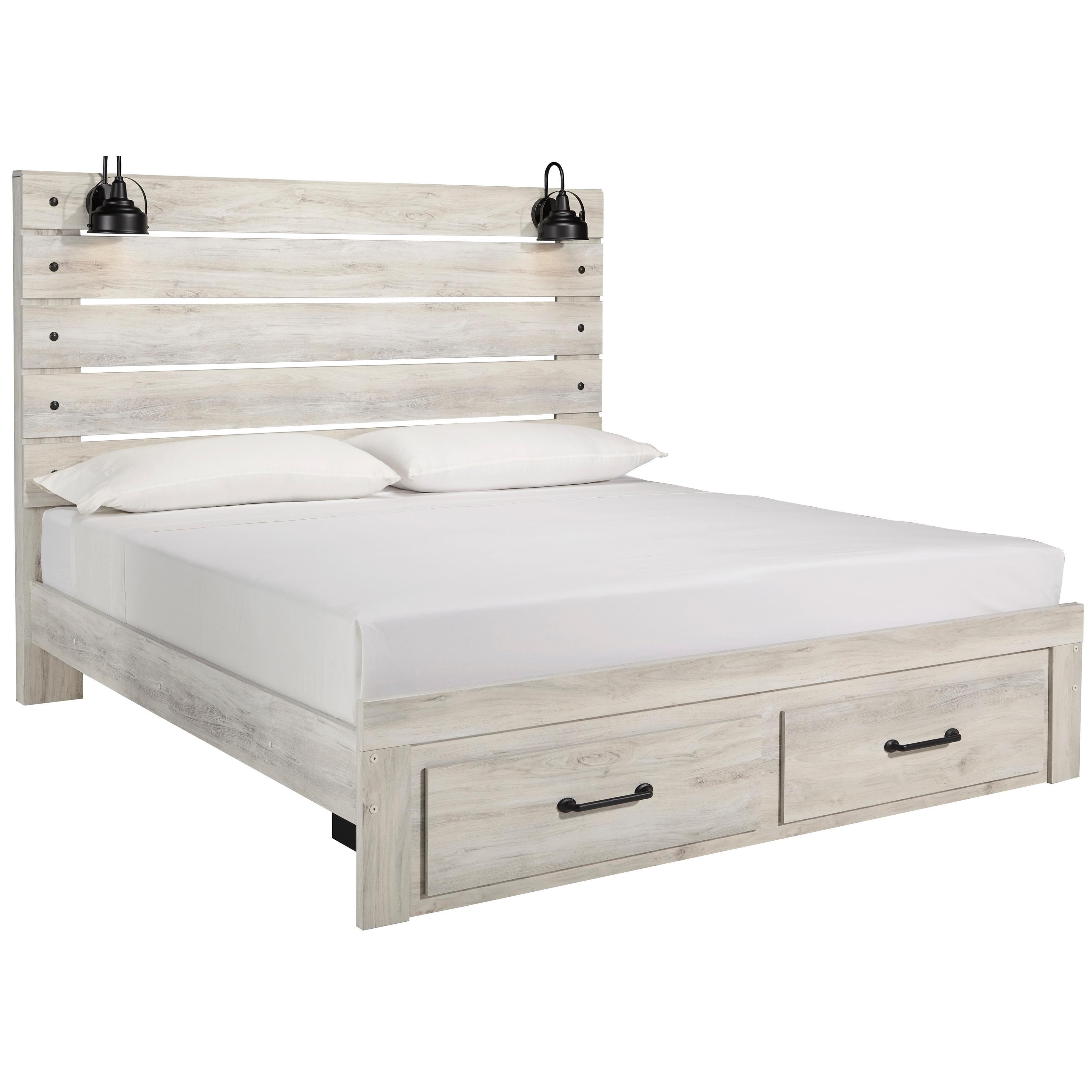 Signature Design by Ashley Cambeck B192B127 6 pc King Panel Storage Bedroom Set
