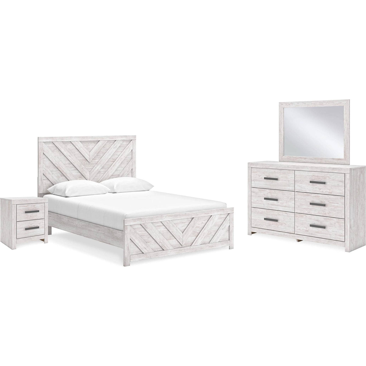 Signature Design by Ashley Cayboni B3788B8 6 pc Queen Panel Bedroom Set