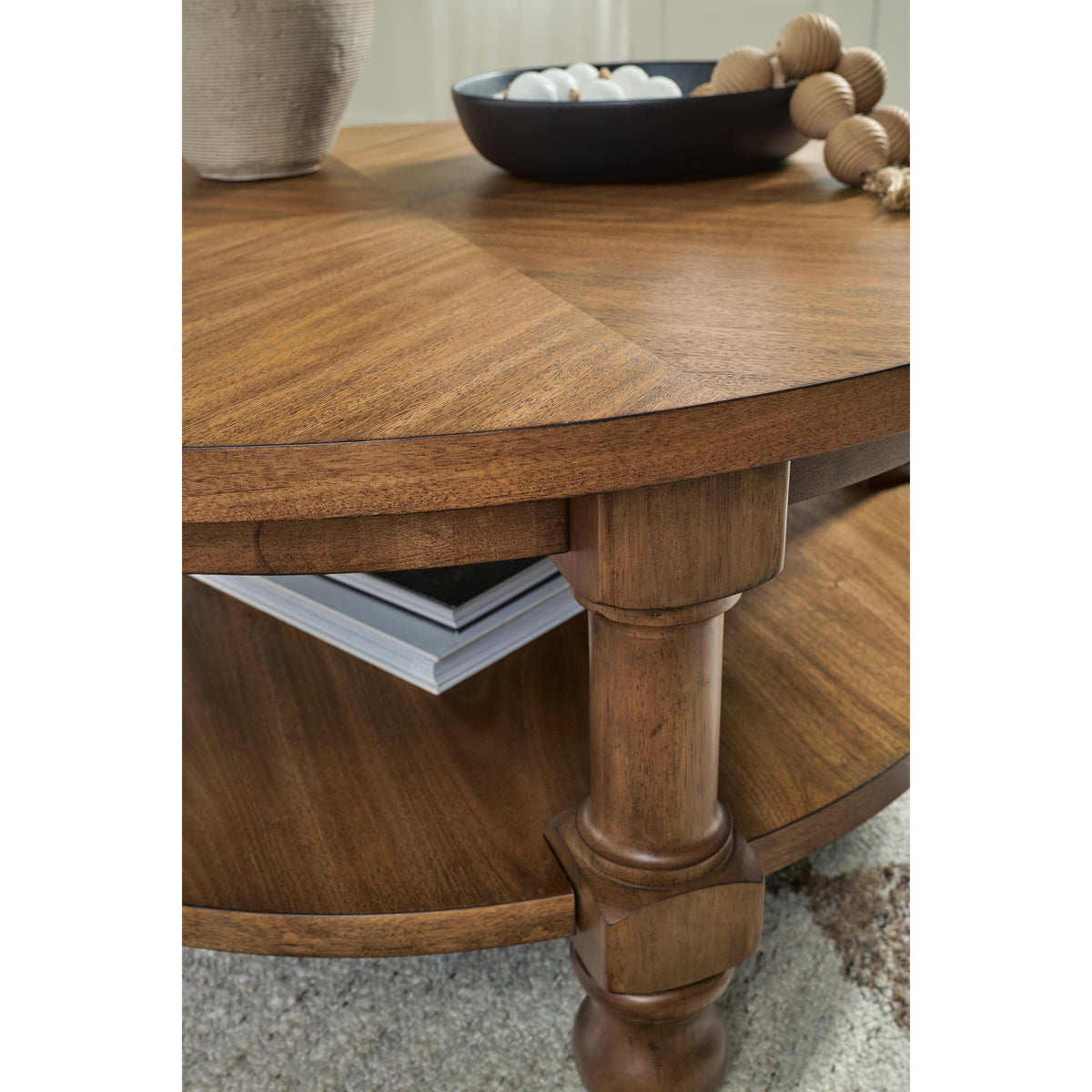 Signature Design by Ashley Chadworth T614-8 Round Cocktail Table