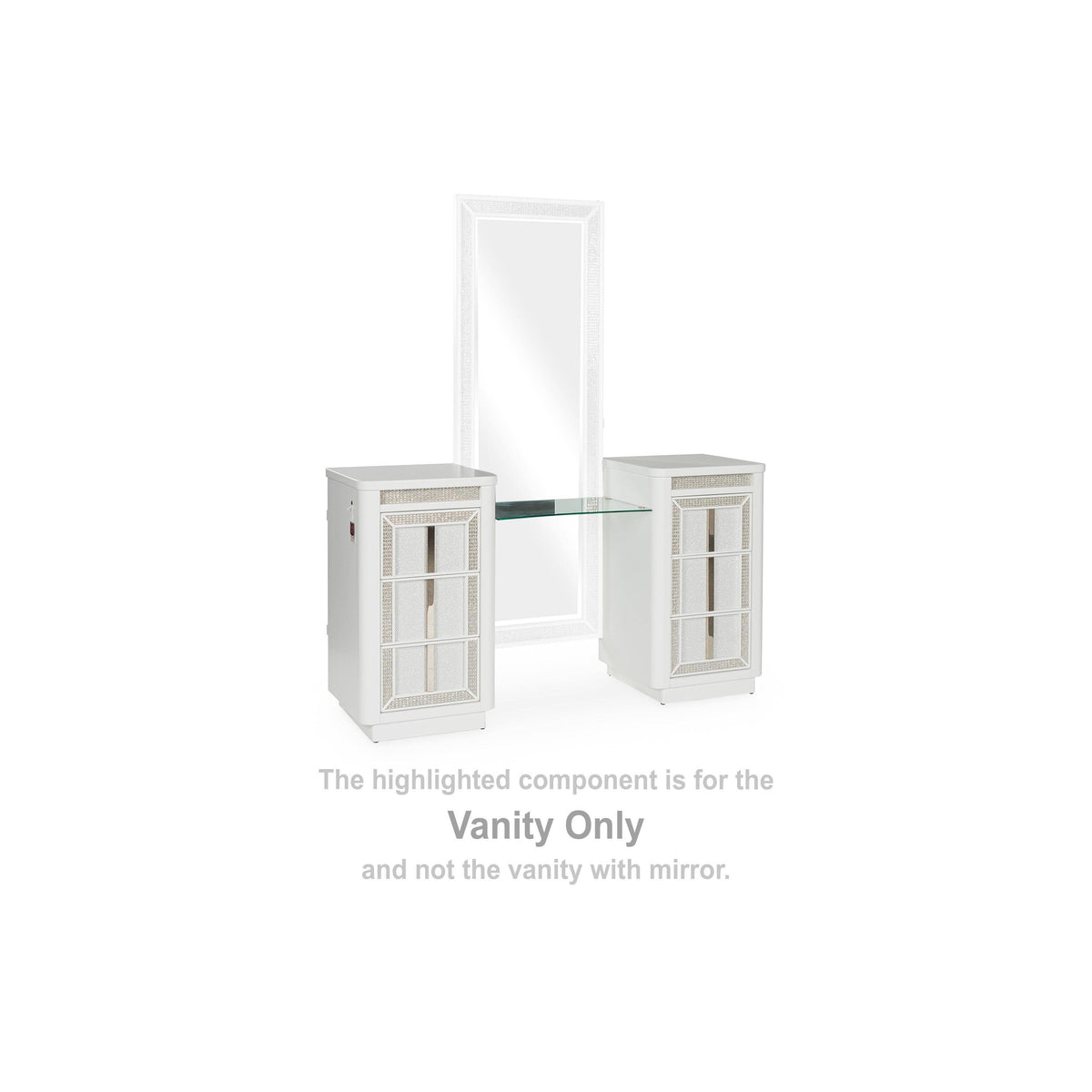 Signature Design by Ashley Chalanna B822-22 Vanity