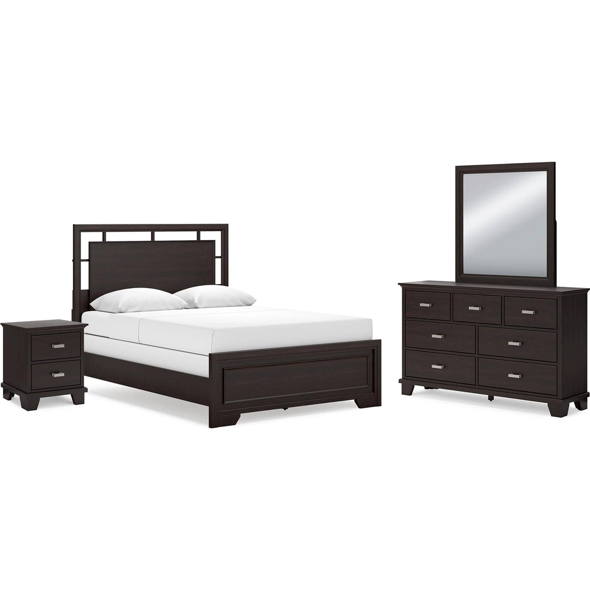 Signature Design by Ashley Covetown B441B12 6 pc Queen Panel Bedroom Set