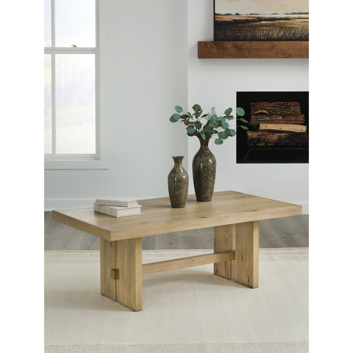 Signature Design by Ashley Crendlin T537-1 Rectangular Cocktail Table