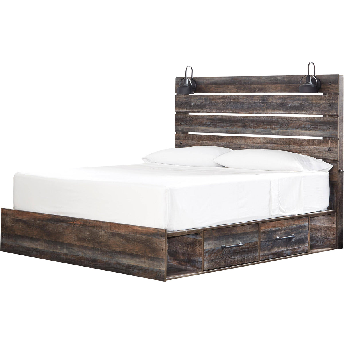 Signature Design by Ashley Drystan B211B62 6 pc King Panel Bedroom Set