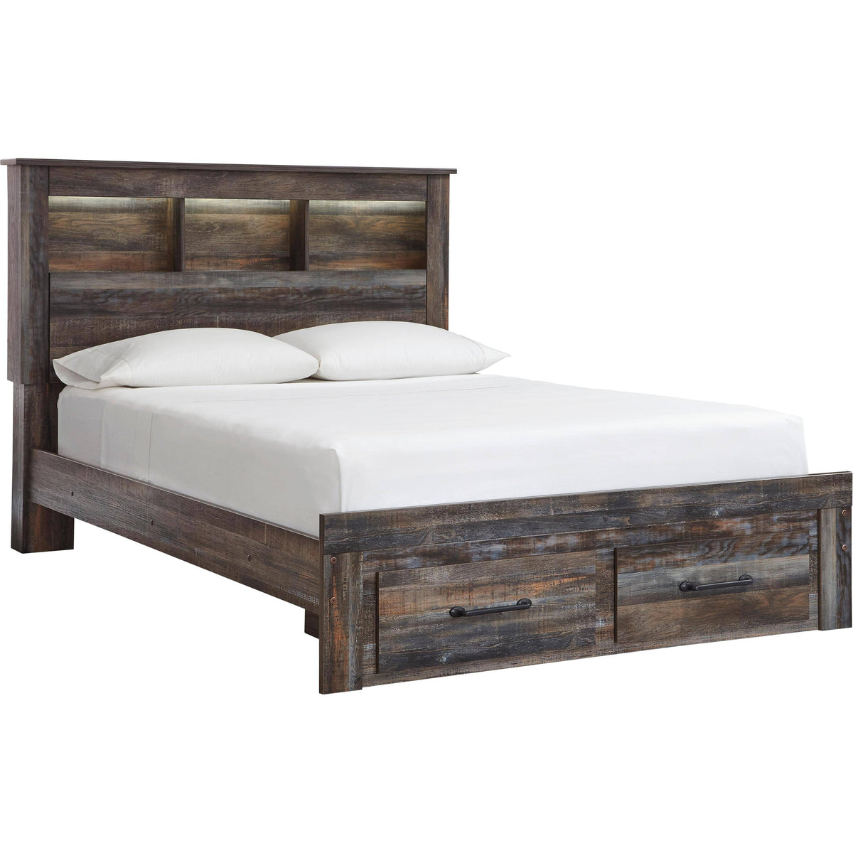 Signature Design by Ashley Drystan B211B77 8 pc Queen Bookcase Bedroom Set