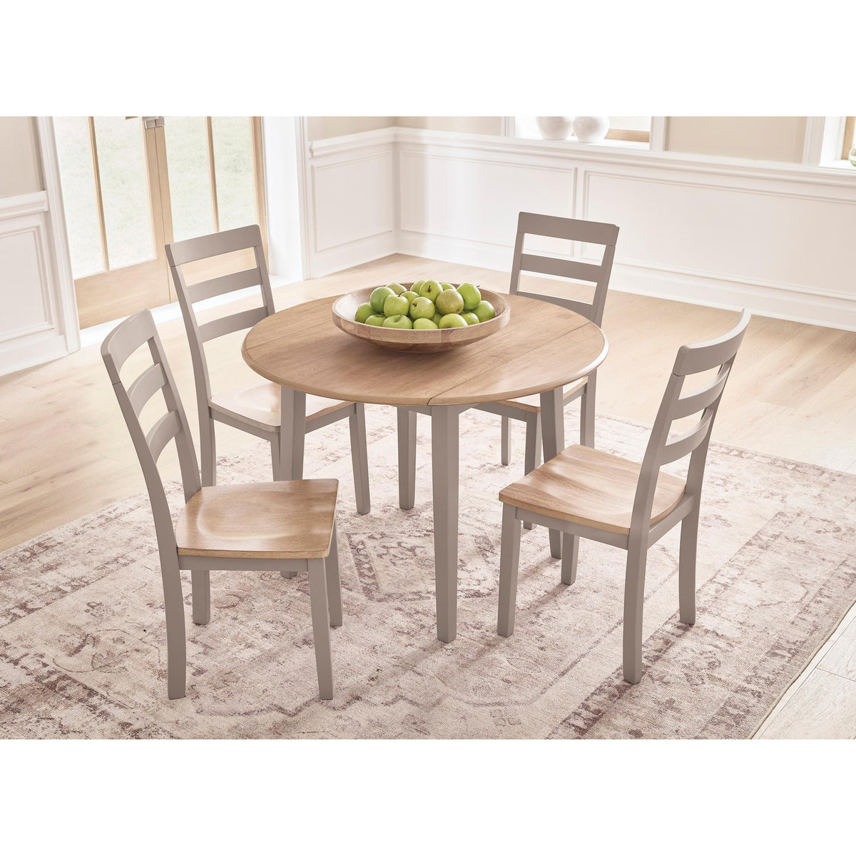 Signature Design by Ashley Harperfeld PCD403-15 Round Drop Leaf Table