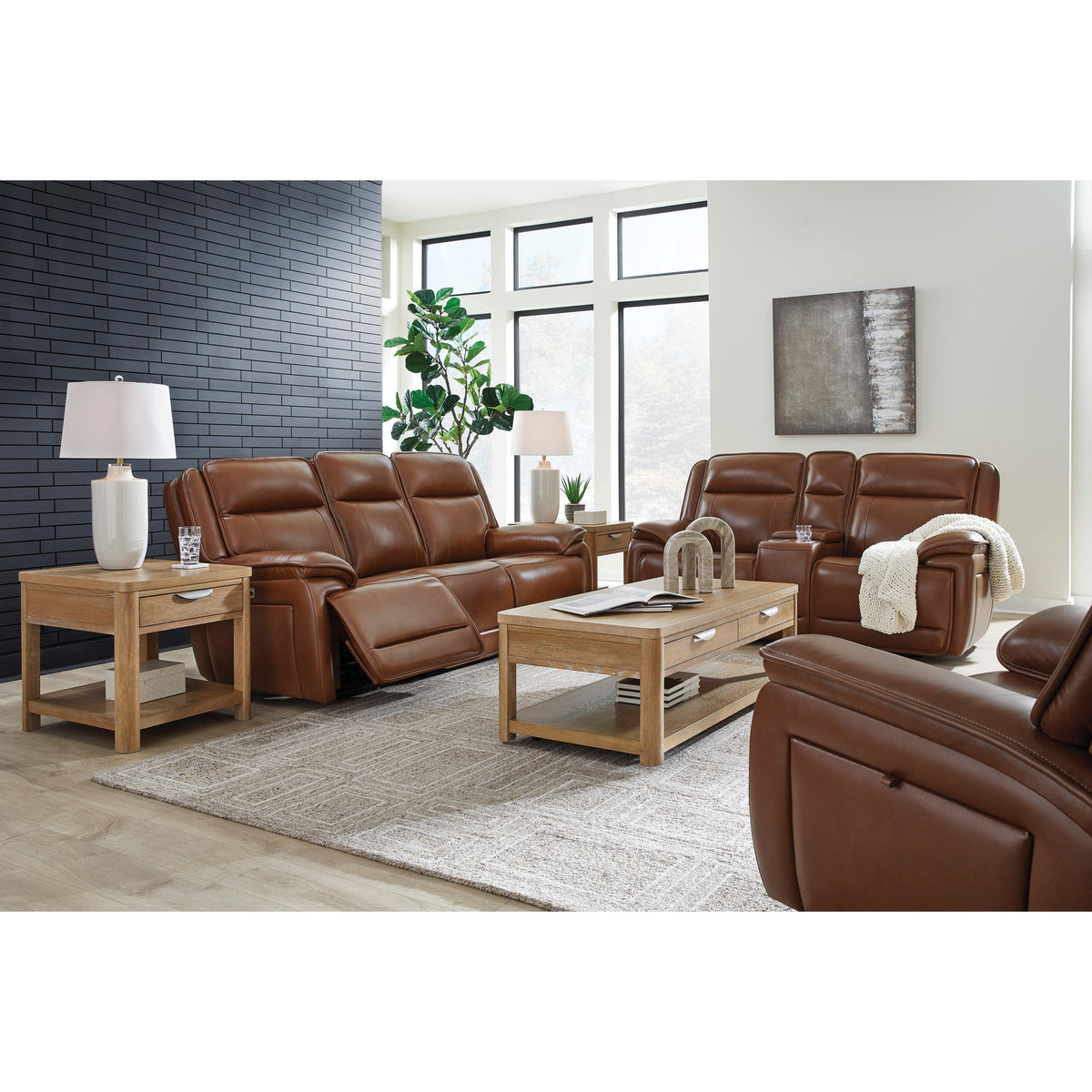 Signature Design by Ashley Healy Pier U11204U2 3 pc Power Reclining Living Room Set