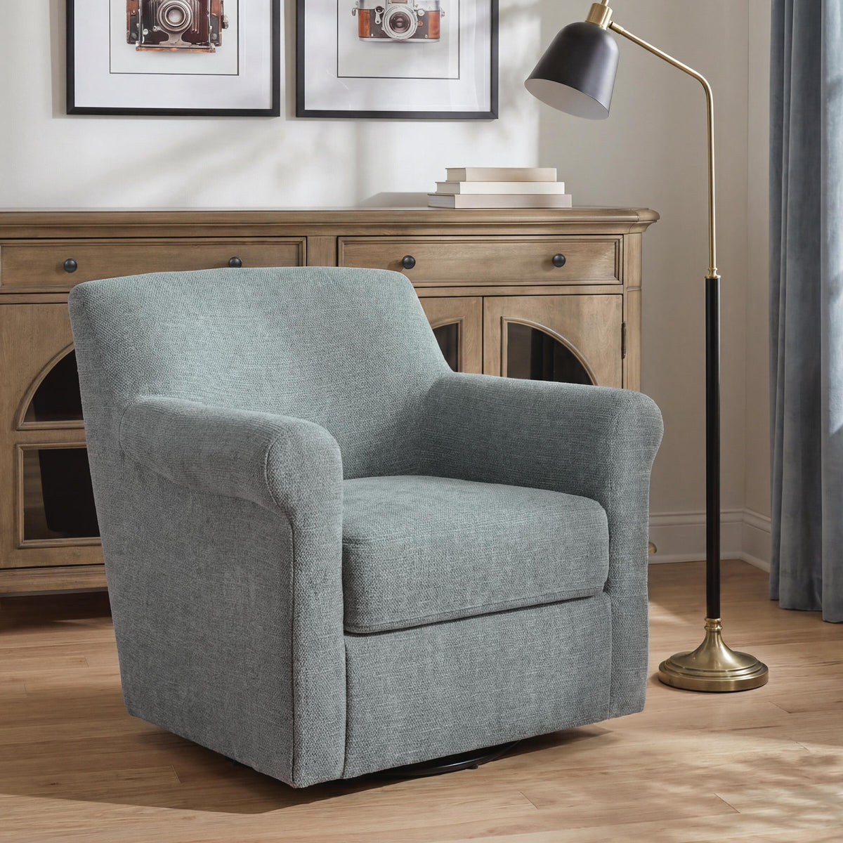 Signature Design by Ashley Horlando A3000842 Swivel Accent Chair