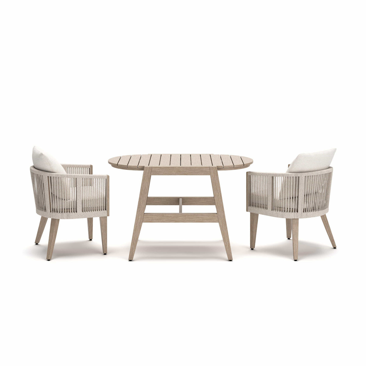 Signature Design by Ashley Ivory Vine PCP352-050 Chairs with Cushion and Table Set