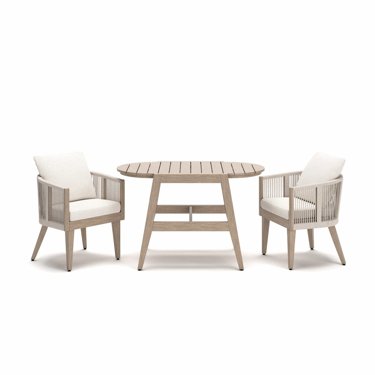 Signature Design by Ashley Ivory Vine PCP352-050 Chairs with Cushion and Table Set