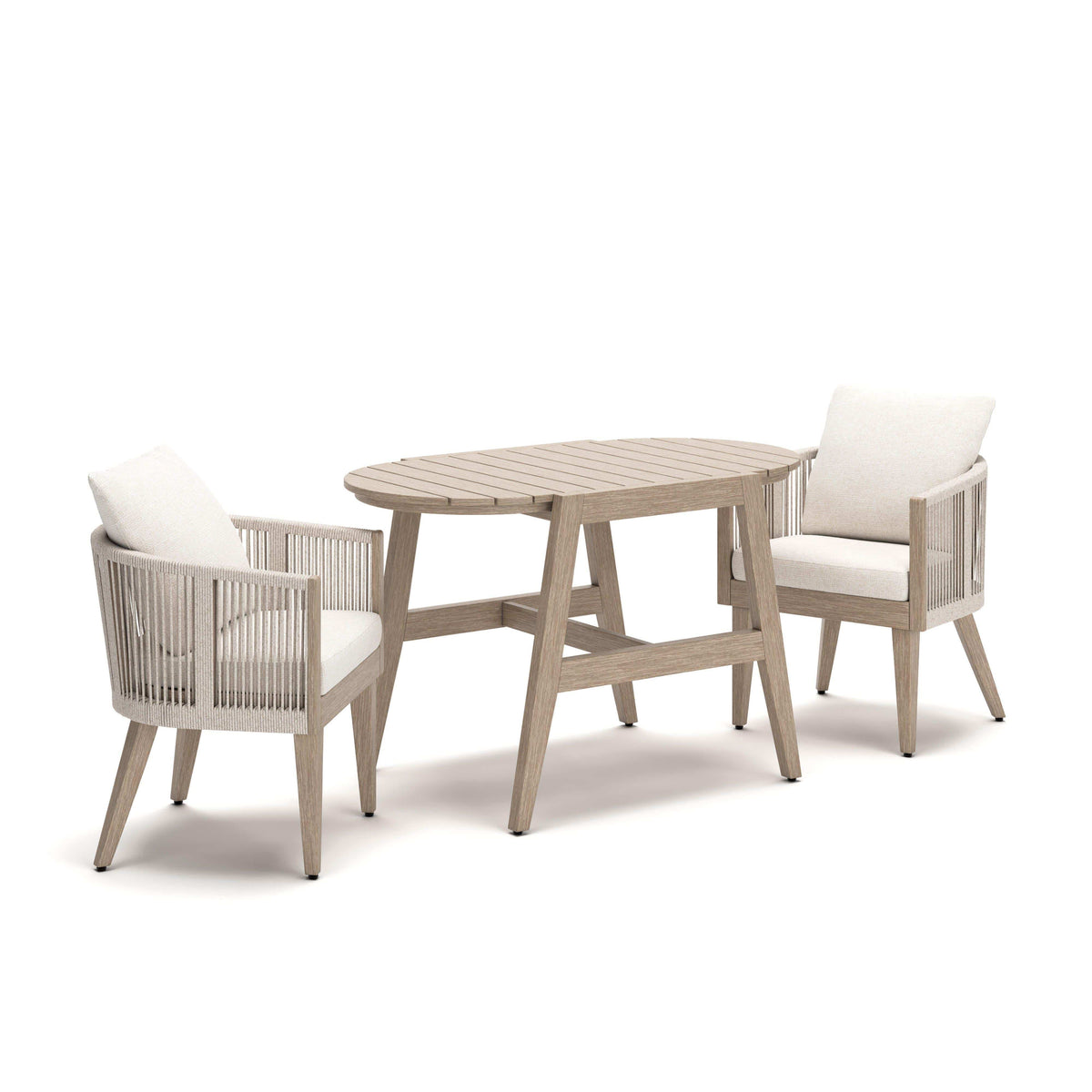 Signature Design by Ashley Ivory Vine PCP352-050 Chairs with Cushion and Table Set