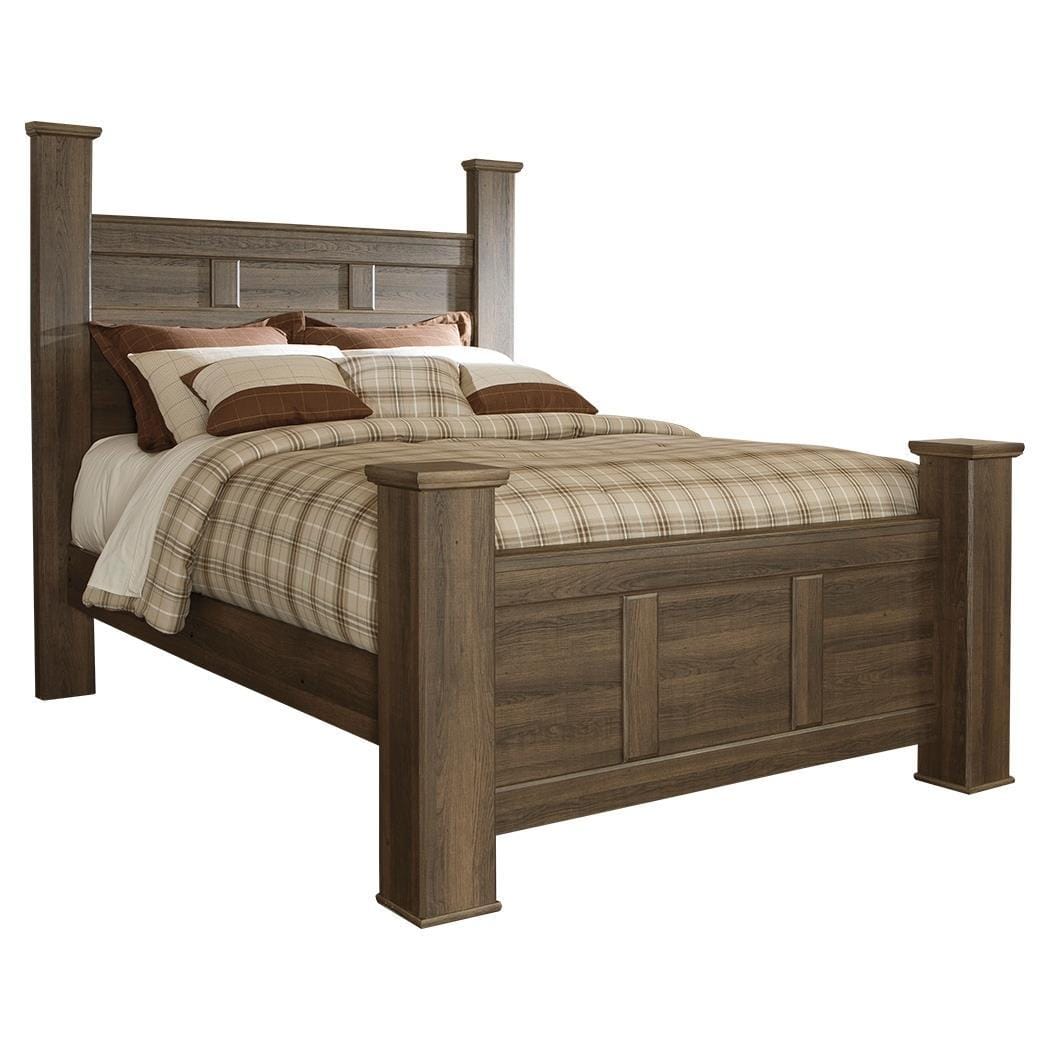 Signature Design by Ashley Juararo B251B26 8 pc Queen Poster Bedroom Set
