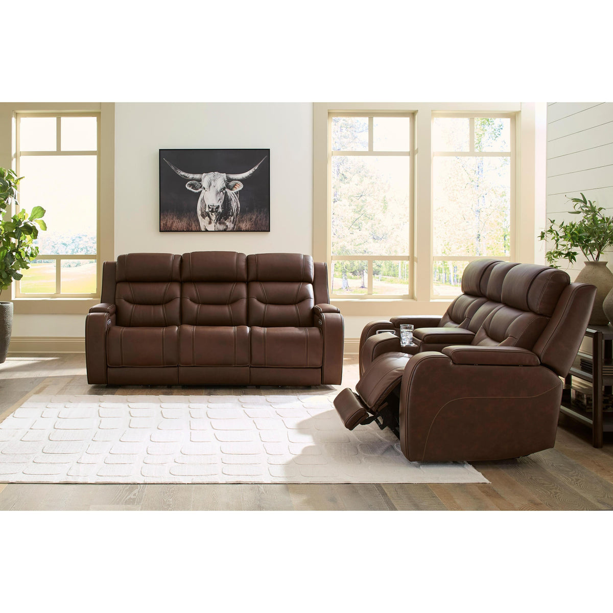 Signature Design by Ashley Knightington PCU11602 2 pc Power Reclining Living Room Set