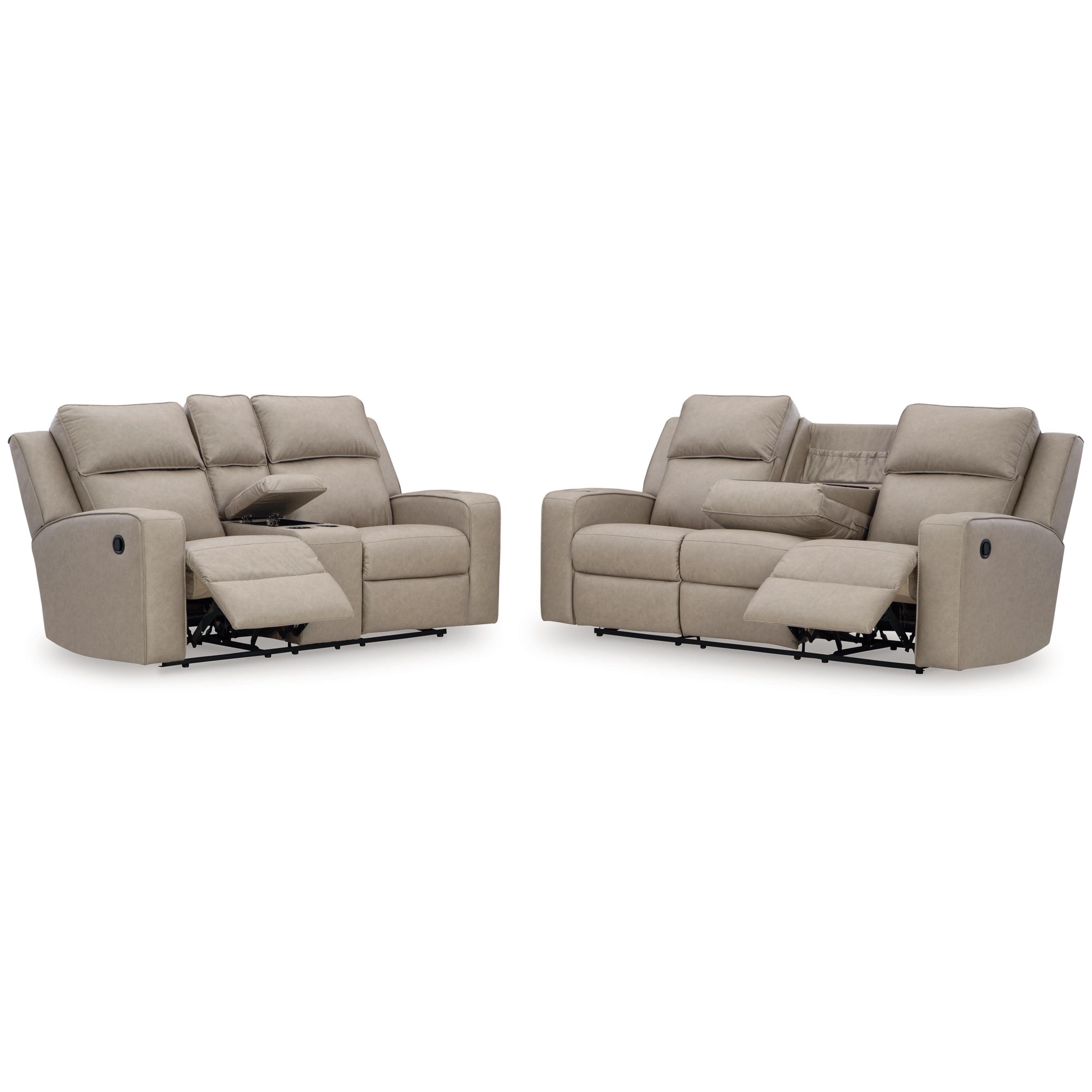 Signature Design by Ashley Lavenhome 63307U1 2 pc Reclining Living Room Set