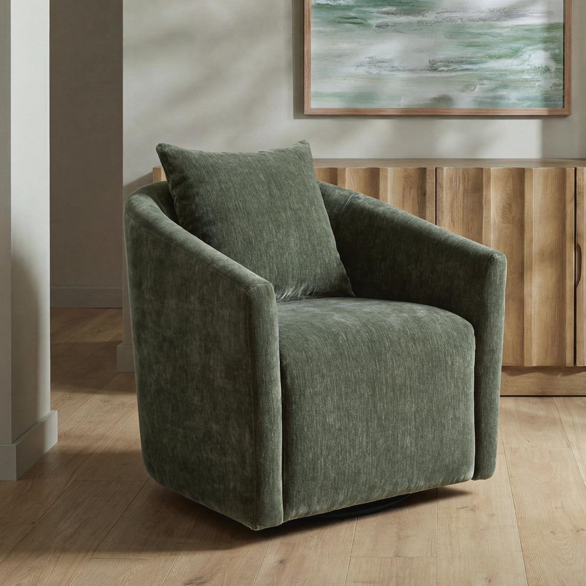Signature Design by Ashley Leastow A3000830 Swivel Accent Chair