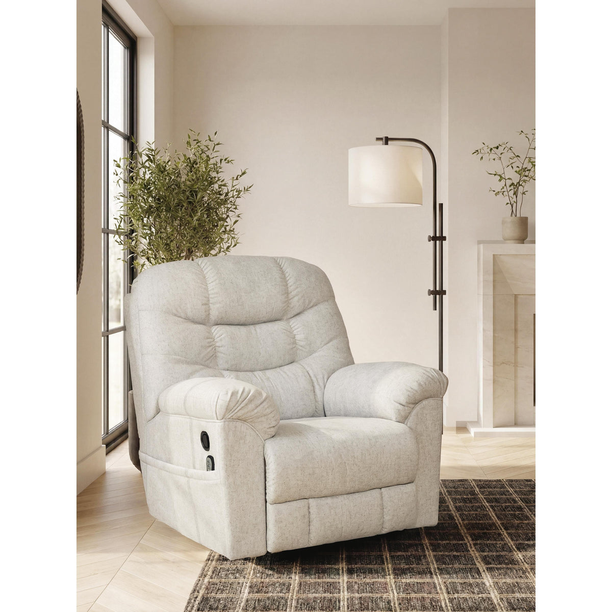 Signature Design by Ashley Linenfield PC5570729 Zero Wall Recliner
