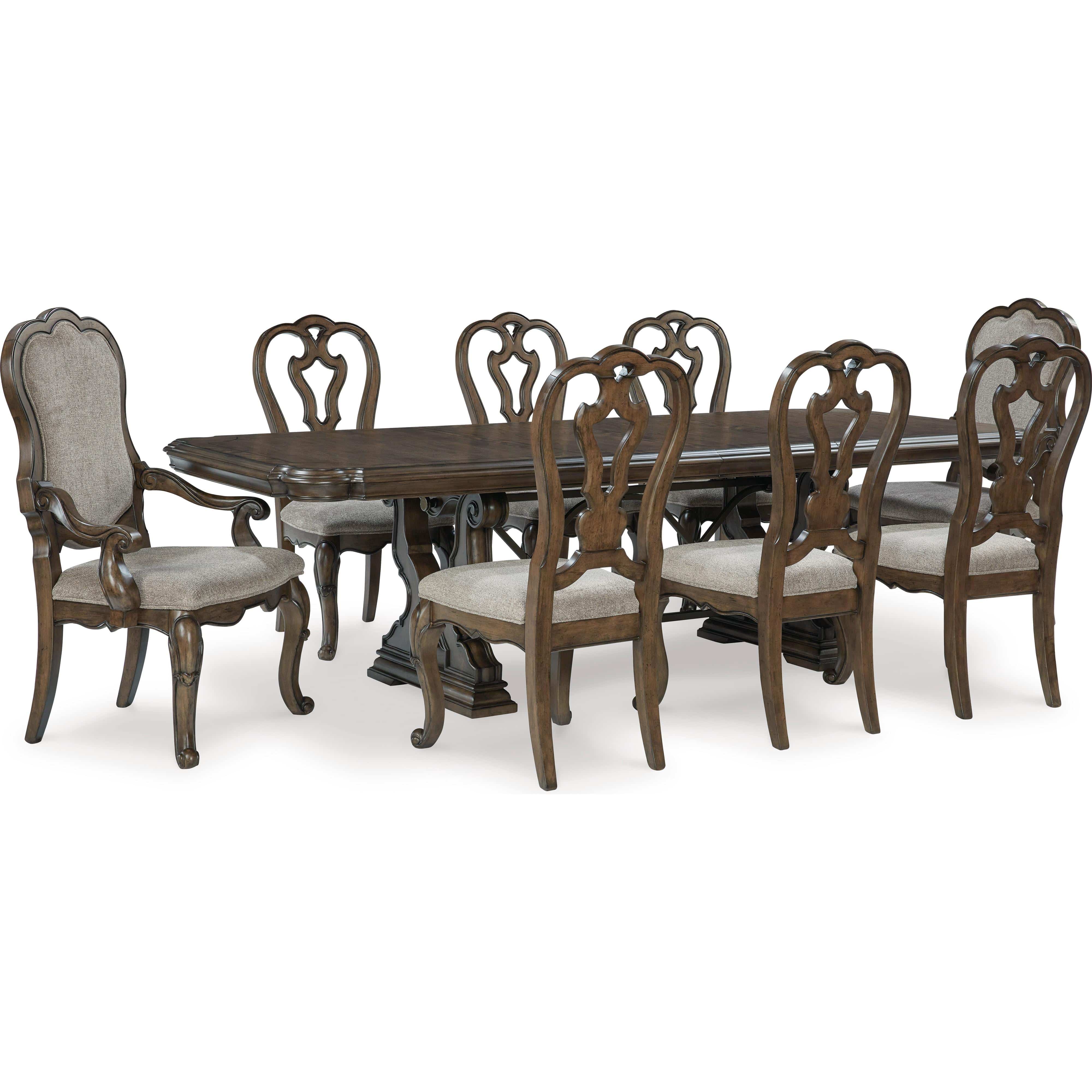 Signature Design by Ashley Maylee D947D11 9 pc Dining Set