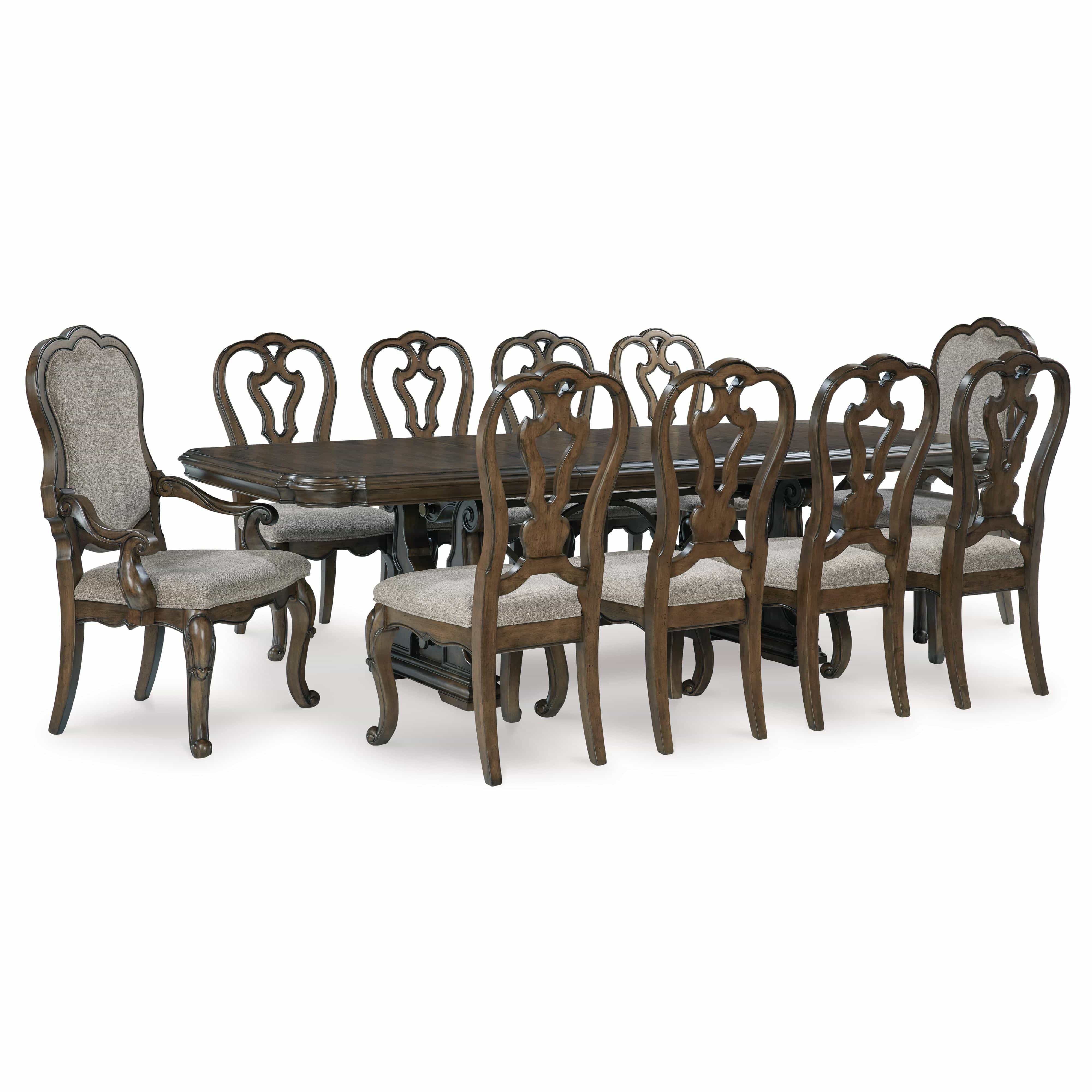 Signature Design by Ashley Maylee D947D14 11 pc Dining Set