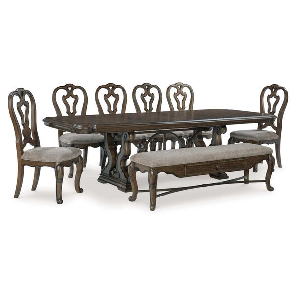 Signature Design by Ashley Maylee D947D15 8 pc Dining Set