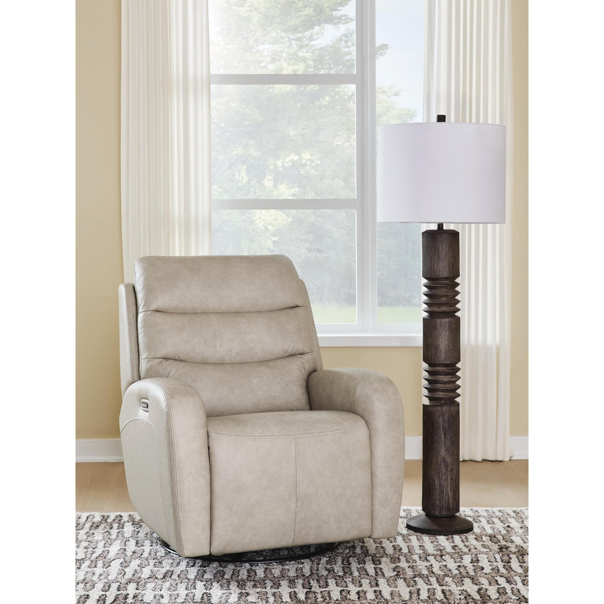 Signature Design by Ashley Motion-Max PCU1550095 Swivel Glider Power Recliner