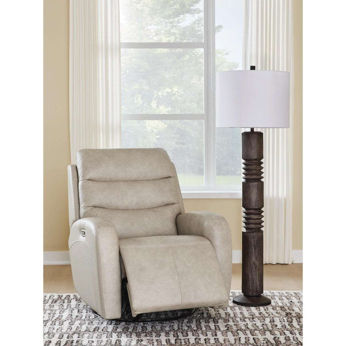 Signature Design by Ashley Motion-Max PCU1550095 Swivel Glider Power Recliner