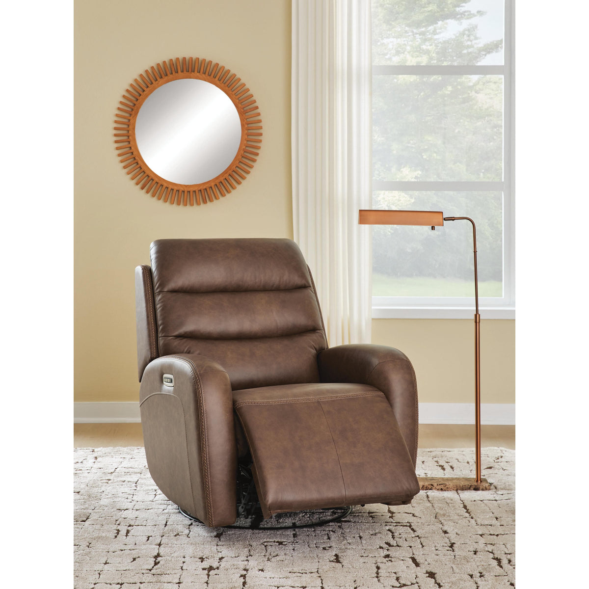 Signature Design by Ashley Motion-Max PCU1550195 Swivel Glider Power Recliner